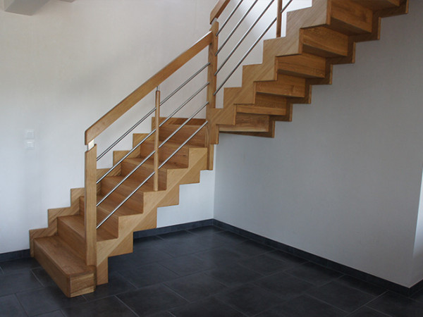 Installation d'escalier à l'anglaise