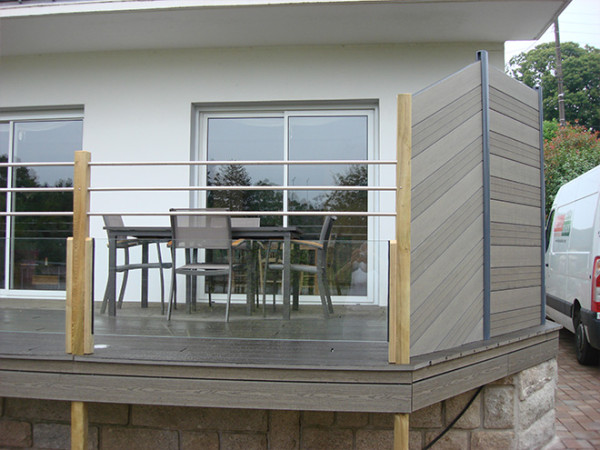 Terrasse bois à Locminé